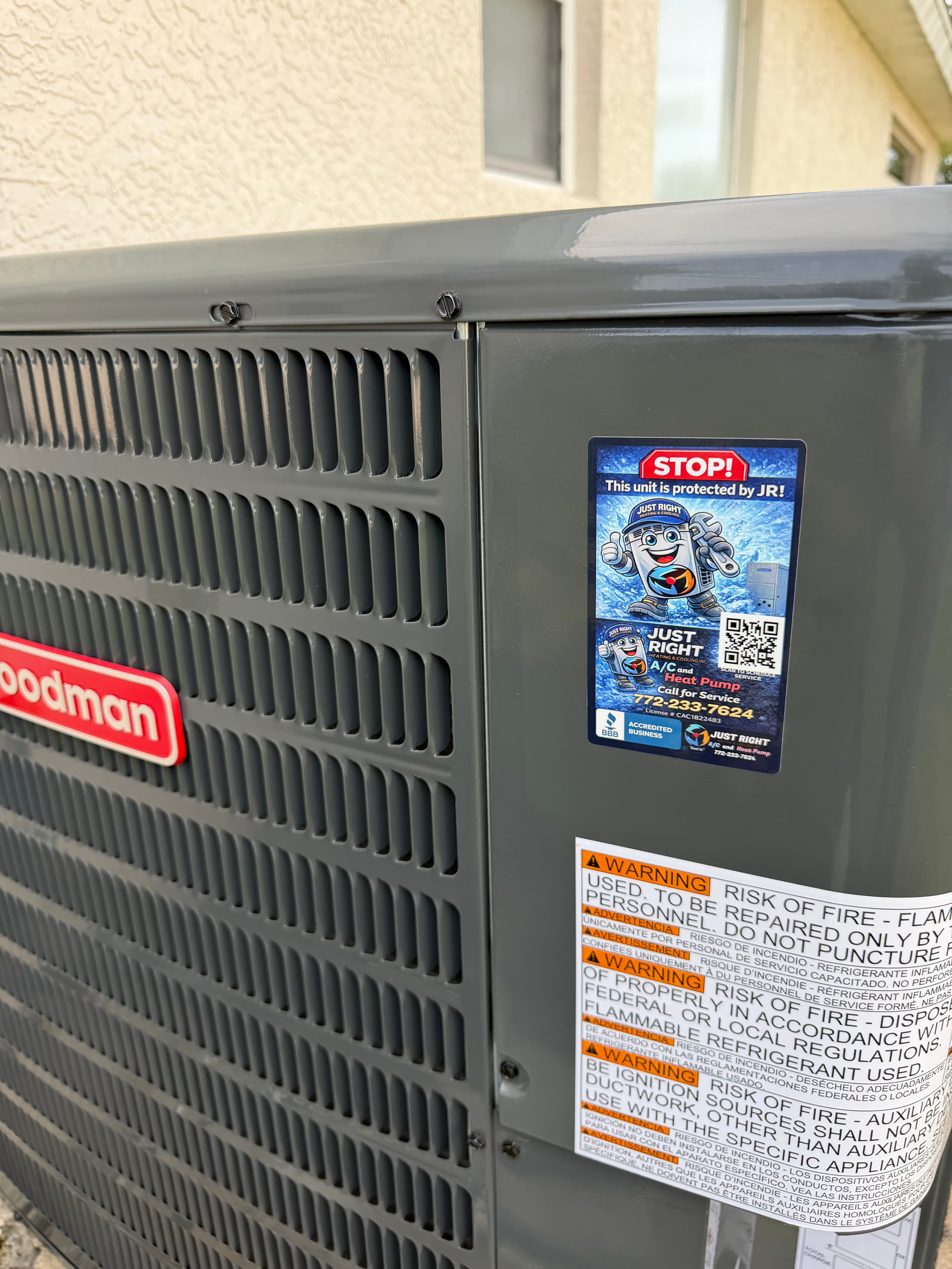 Project New Goodman Heat Pump Install Done Right image