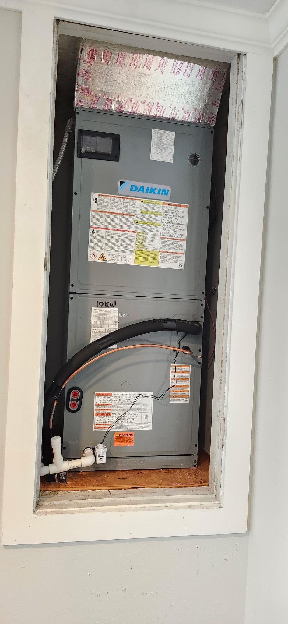 High-Efficiency Daikin AC System Installed and Ready to Perform image