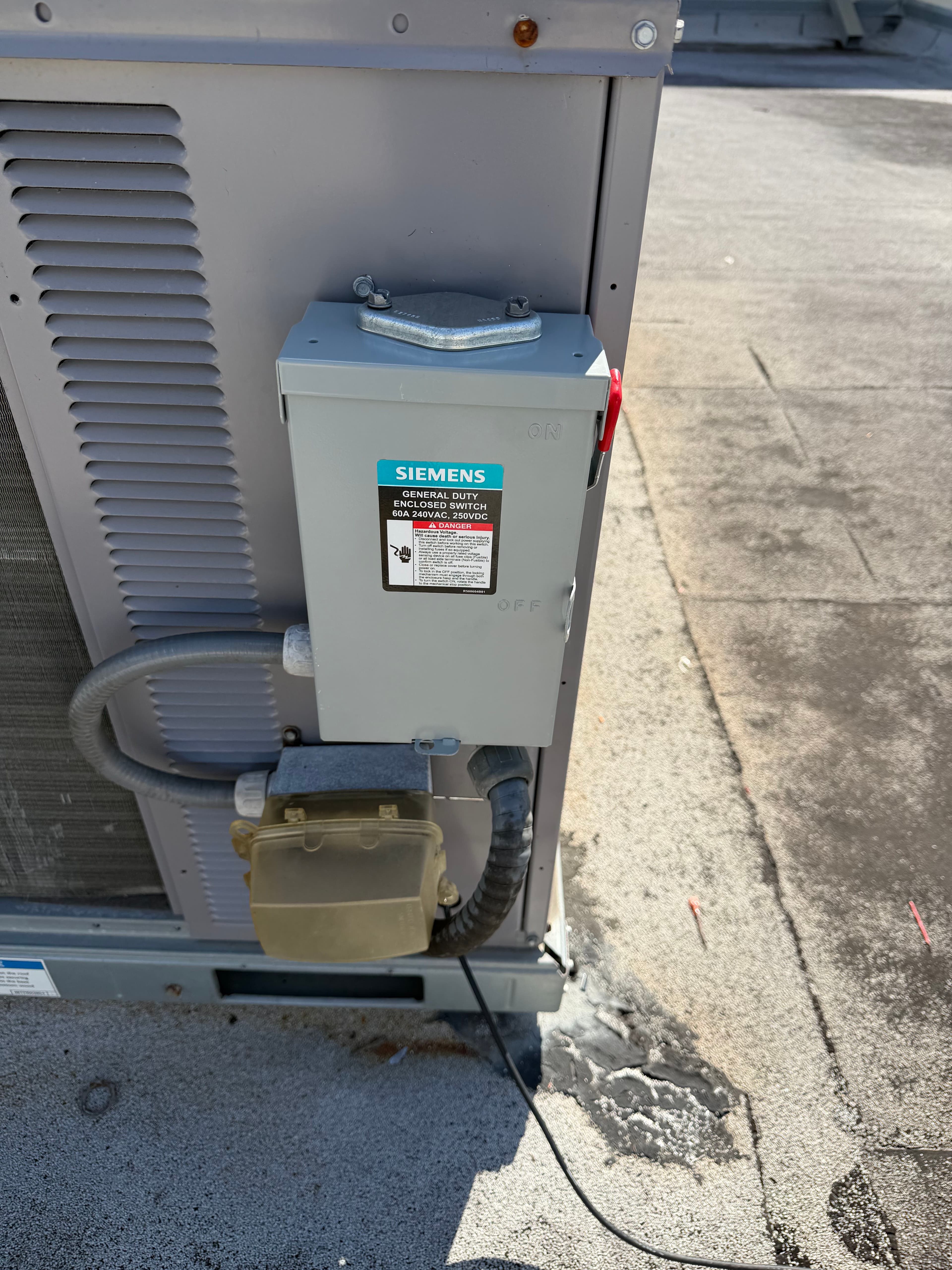 Rooftop AC Unit Serviced by Just Right Heating and Cooling