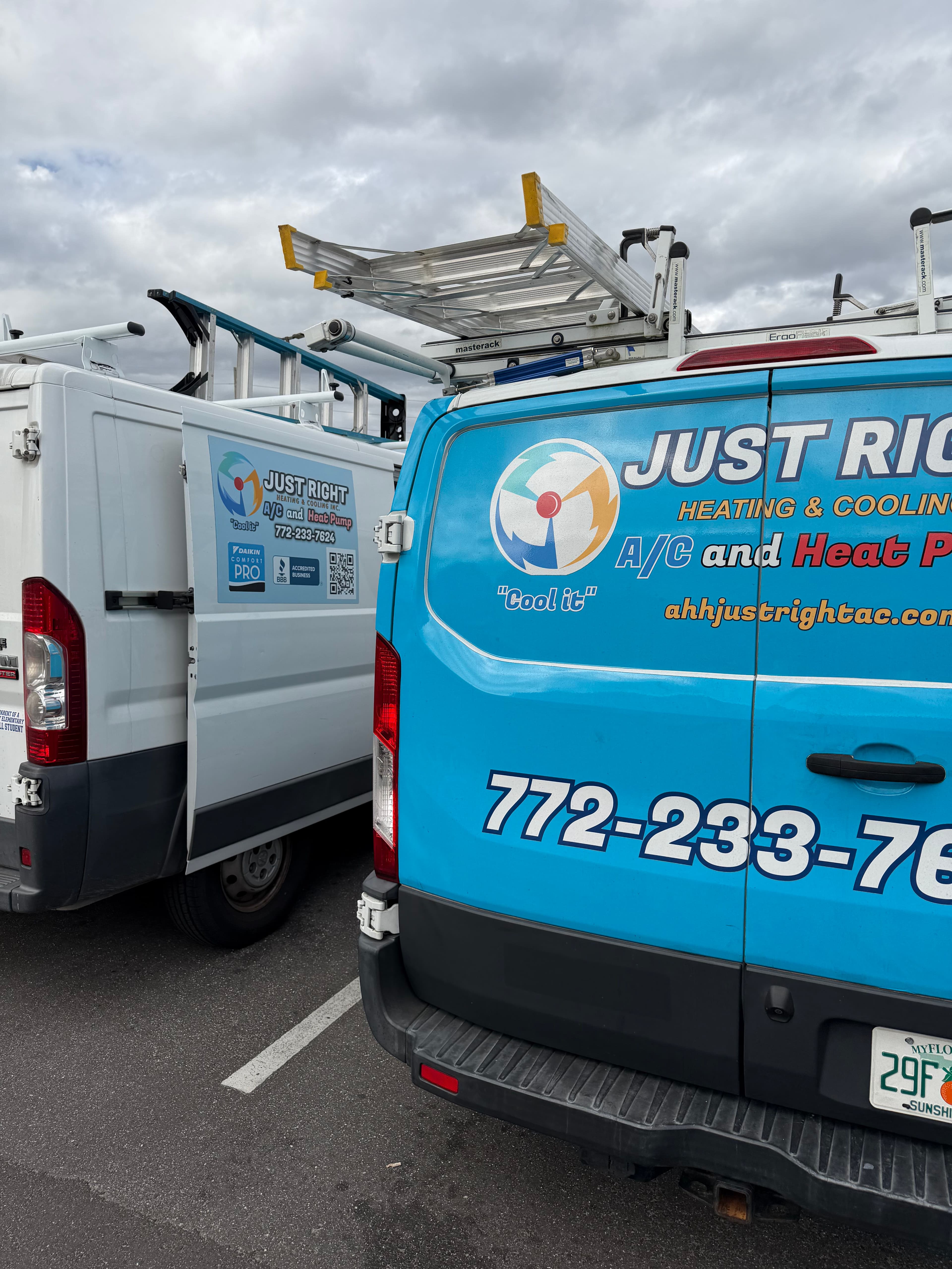 Project Just Right Heating & Cooling's Fleet: Ready to Serve image