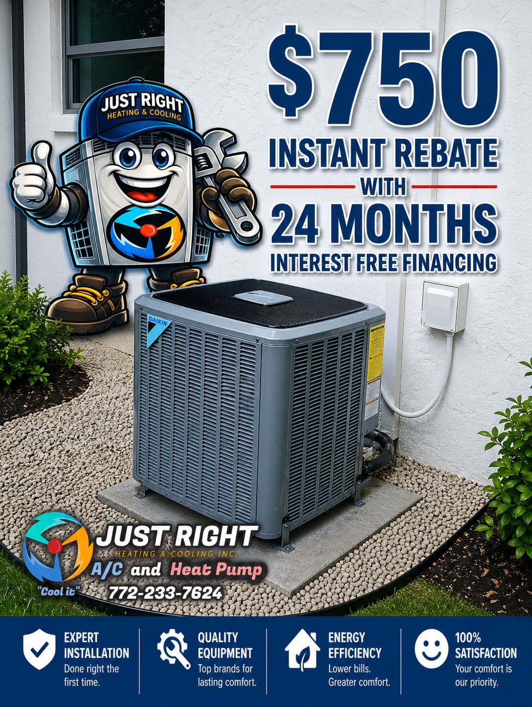 Project $750 Rebate Plus 24-Month Financing on New Daikin AC Systems image