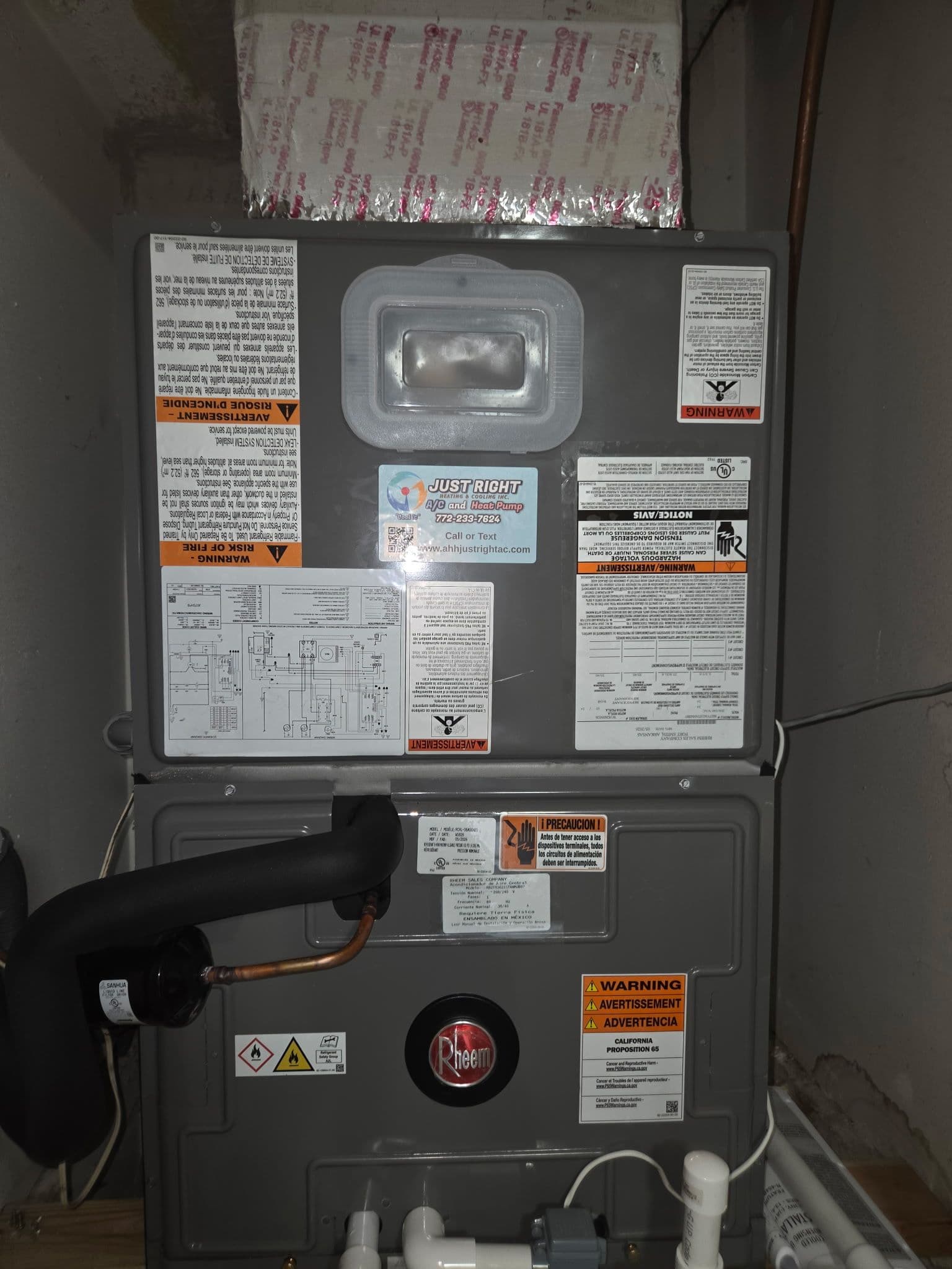 Project New Rheem Energy-Efficient AC System Installed and Ready image